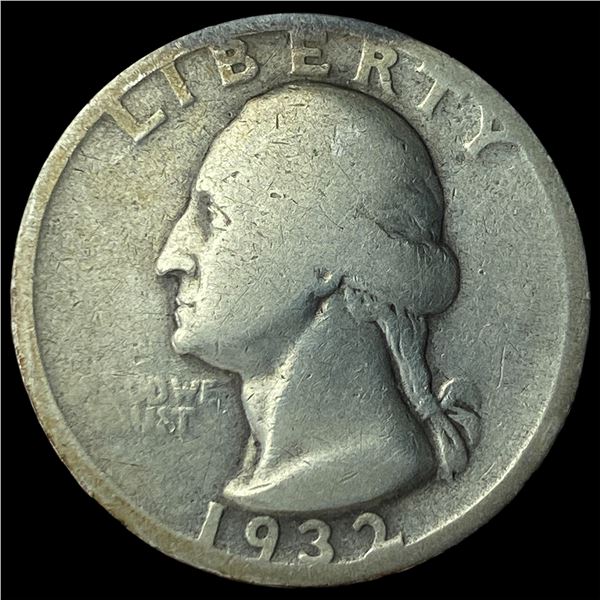 1932-S Washington Silver Quarter LIGHTLY CIRCULATED