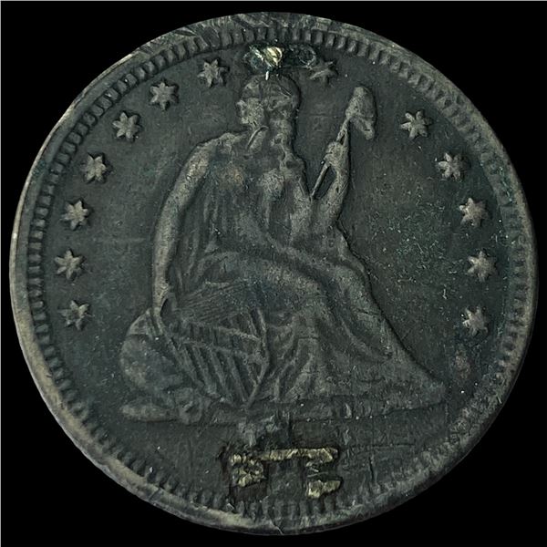 Silver Seated Liberty(Love Token) Dime NICELY CIRCULATED