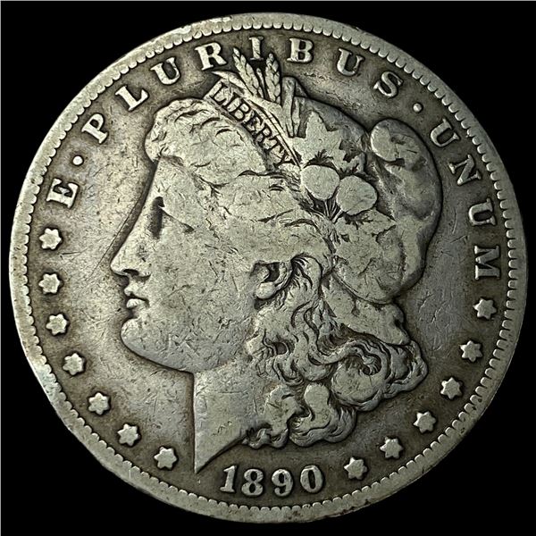 1890-CC Silver Morgan Dollar LIGHTLY  CIRCULATED