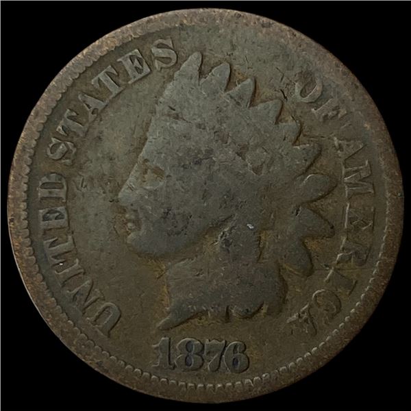 1876 Indian Head Cent LIGHTLY CIRCULATED