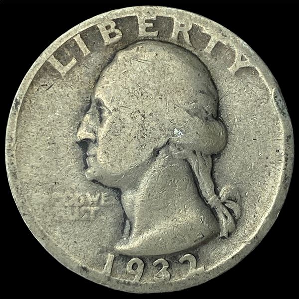 1932-D Silver Washington Quarter LIGHTLY  CIRCULATED