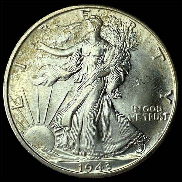 1943-D Silver Half Dollar GEM BU