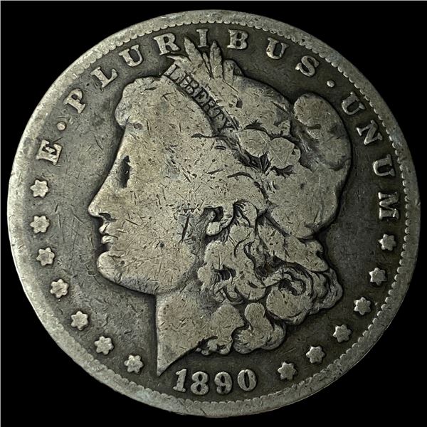 1890-CC Silver Morgan Dollar LIGHTLY CIRCULATED