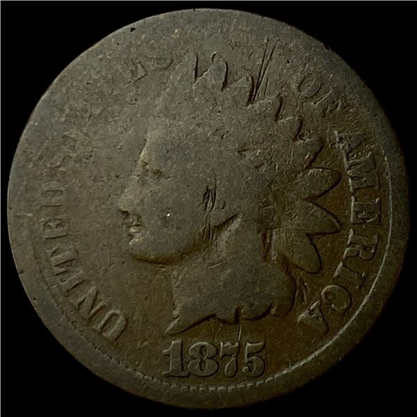 1875 Indian Head Cent LIGHTLY CIRCULATED