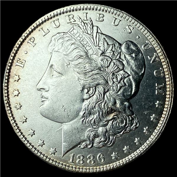 1886 Silver Morgan Dollar GEM BU