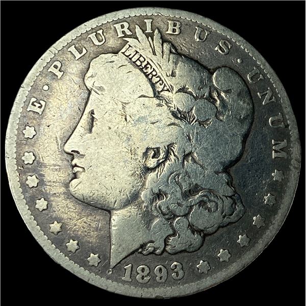 1893-O Silver Morgan Dollar LIGHTLY  CIRCULATED