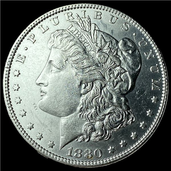 1880-O Micro O Silver Morgan Dollar CHOICE BU