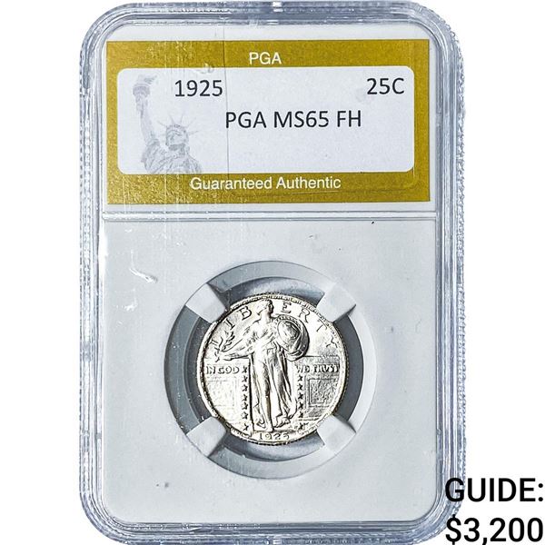 1925 Standing Liberty Quarter PGA MS65FH