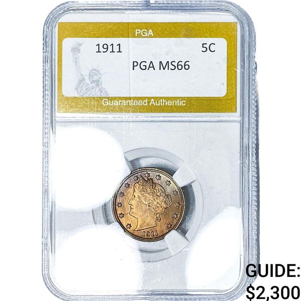 1911 Liberty Victory Nickel PGA MS66