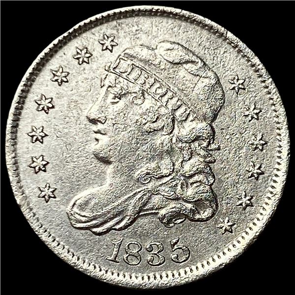 1835 Capped Bust Half Dime CLOSELY  UNCIRCULATED
