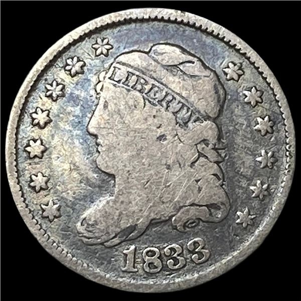 1833 Capped Bust Half Dime NICELY CIRCULATED