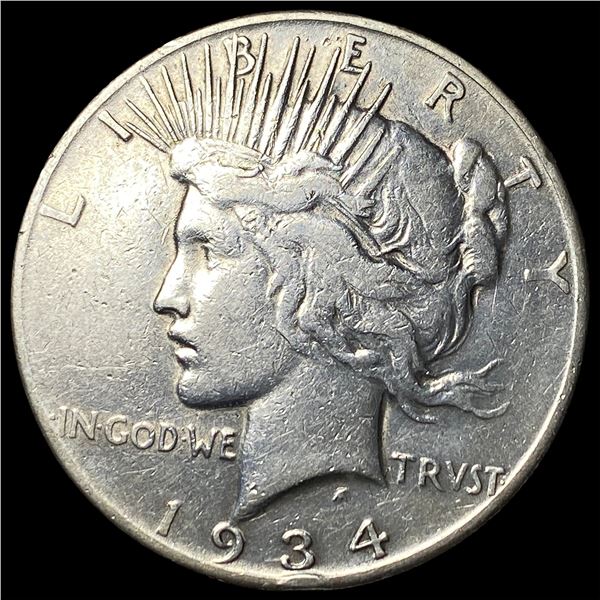 1934-S Silver Peace Dollar LIGHTLY CIRCULATED