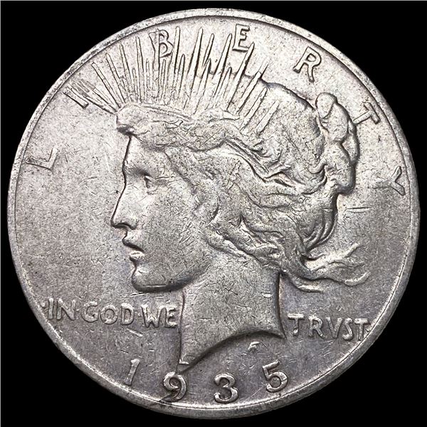 1935-S Silver Peace Dollar NEARLY  UNCIRCULATED