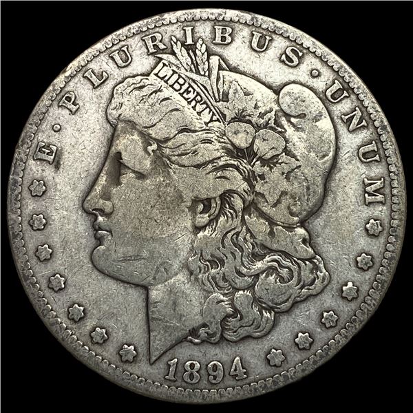 1894-S Silver Morgan Dollar ABOUT  UNCIRCULATED