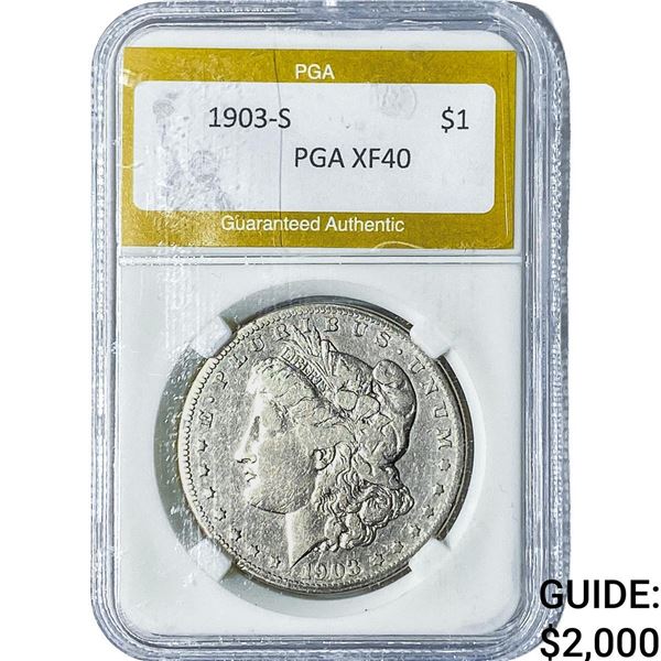 1903-S Morgan Silver Dollar PGA XF40