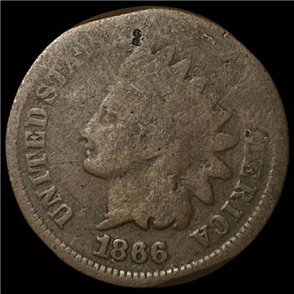 1866 Indian Head Cent NICELY CIRCULATED