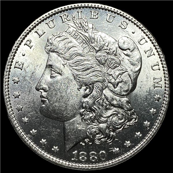 1880-O Micro O Morgan Silver Dollar CHOICE BU