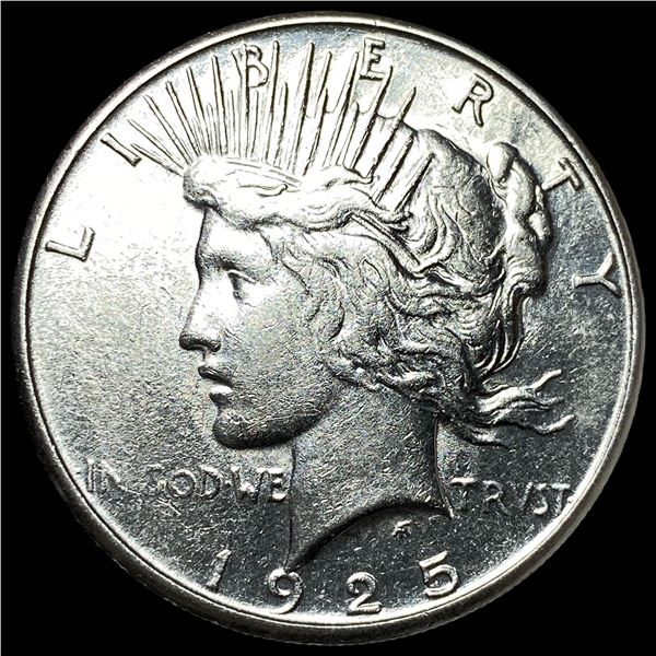 1925-S Silver Peace Dollar CHOICE BU