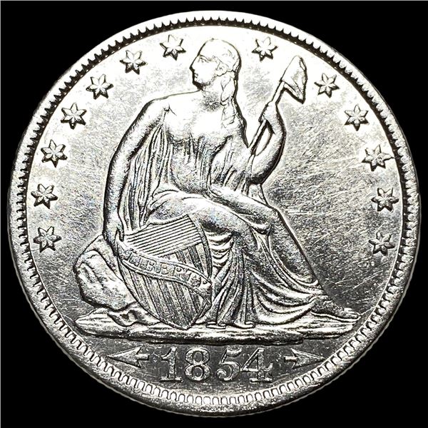 1854-O Silver Half Dollar UNCIRCULATED