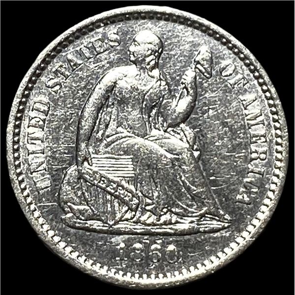 1860-O Silver Half Dime UNCIRCULATED