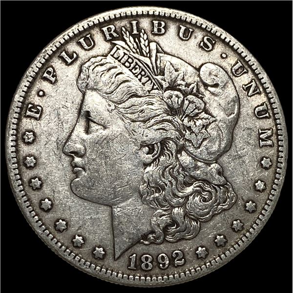 1892-S Silver Morgan Dollar NEARLY  UNCIRCULATED
