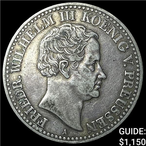 1831 Germany Prussia SIlver 1 Thaler