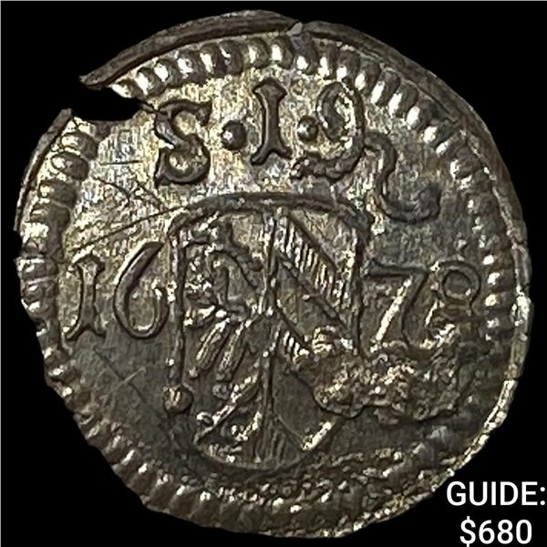 1678 German States Nurnberg Billon Pfennig