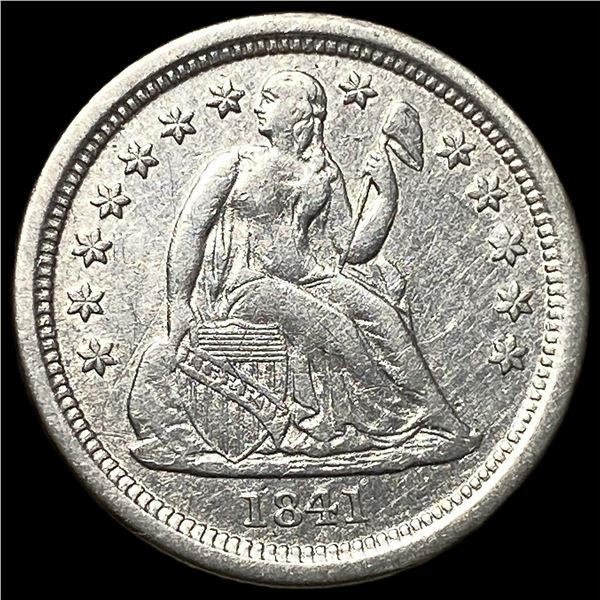 1841-O Silver Seated Liberty Dime CLOSELY  UNCIRCULATED
