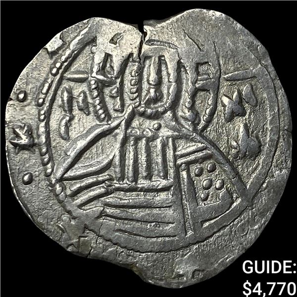 Byzantine Mauneul II 1391-1423 AD Silver Stavaton