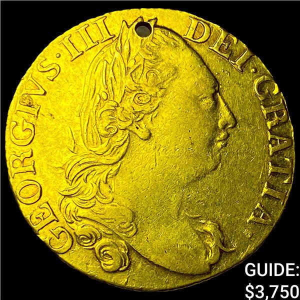 1785 United Kingdom Gold Sovereign Holed