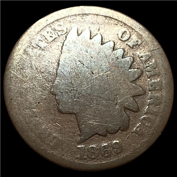 1869 Indian Head Cent NICELY CIRCULATED