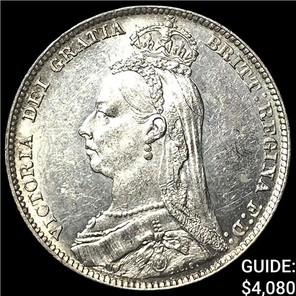 1889 Great Britain Silver 1 Shilling KM 761