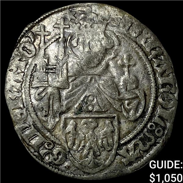 1421 Germany Aachen City Silver Groschen