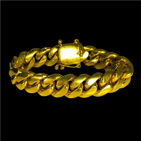 Large Gold Bracelet 10kt 114.5g