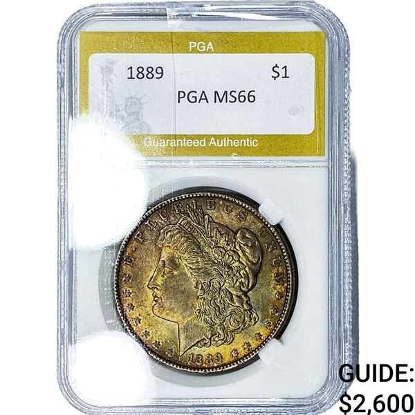 1889 Morgan Silver Dollar PGA MS66