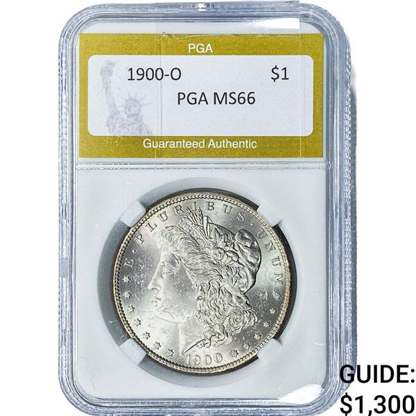 1900-O Morgan Silver Dollar PGA MS66