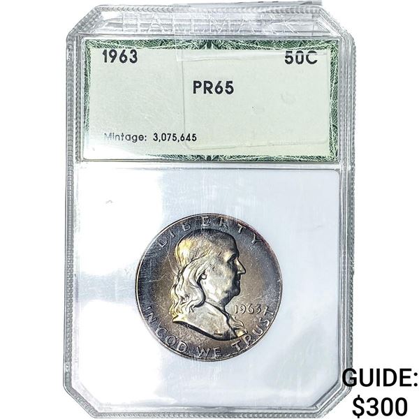 1963 Franklin Half Dollar CHSS PR65
