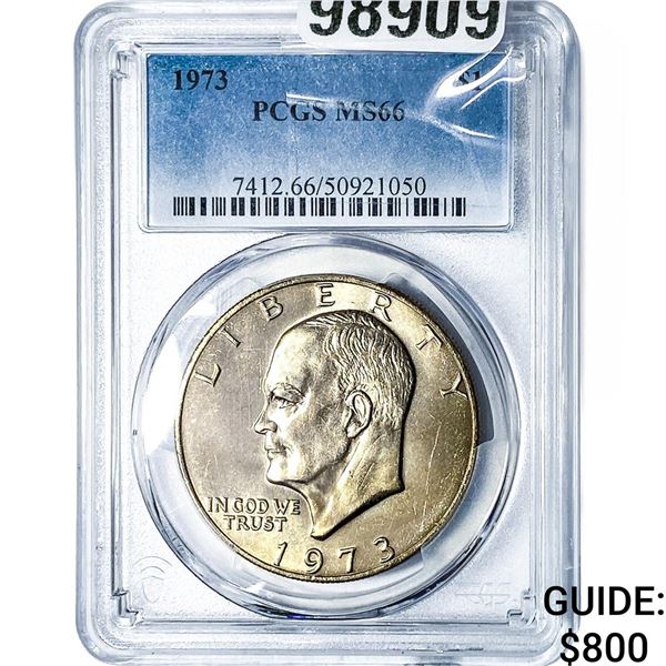 1973 Eisenhower Dollar PCGS MS66