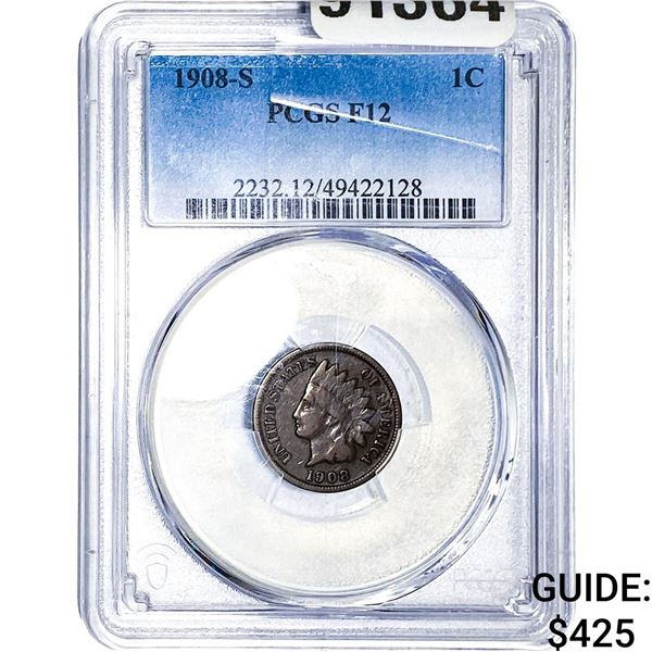 1908-S Indian Head Cent PCGS FR12