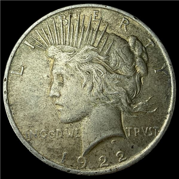 1922 Silver Peace Dollar LIGHTLY CIRCULATED