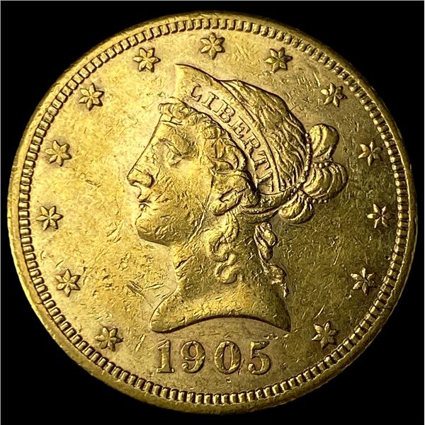 1905-S Gold $10 Liberty Head Eagle CHOICE  PROOF