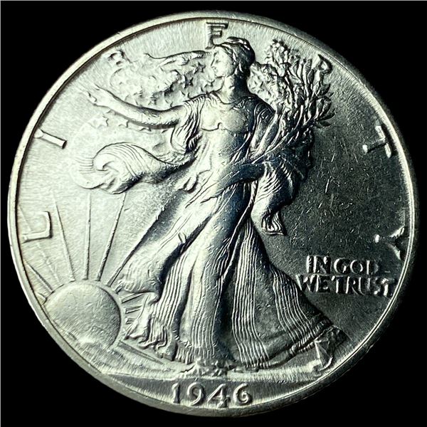 1946-D Silver Half Dollar NICELY CIRCULATED