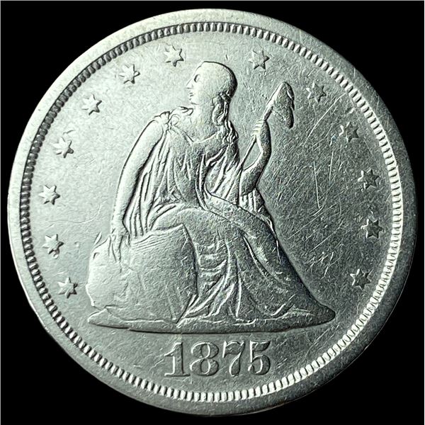 1875-S Silver Twenty Cents NICELY CIRCULATED