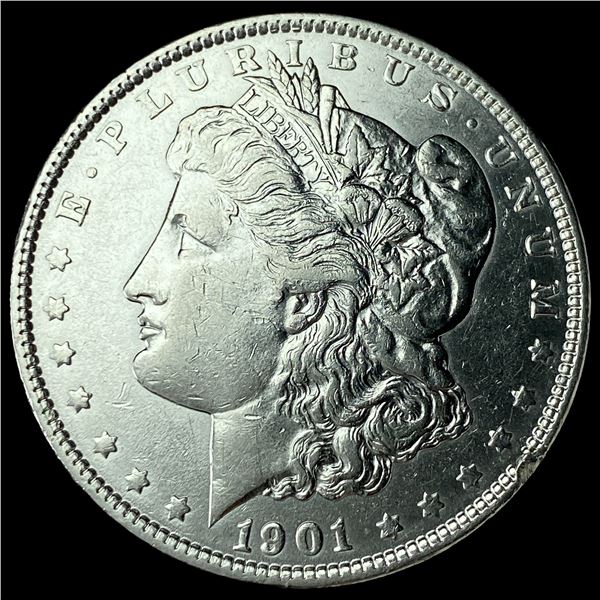 1901 Morgan Silver Dollar NEARLY UNCIRCULATED