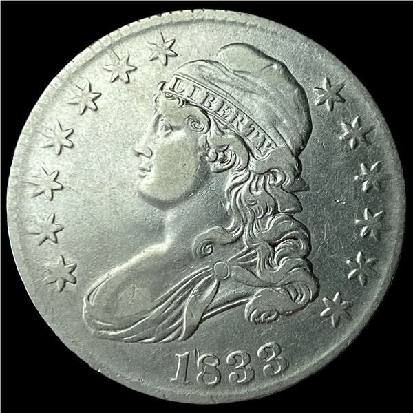 1833 Silver Capped Bust Half Dollar NICELY CIRCULATED