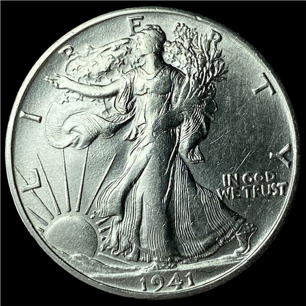 1941-S Silver Walking Liberty Half Dollar UNCIRCULATED