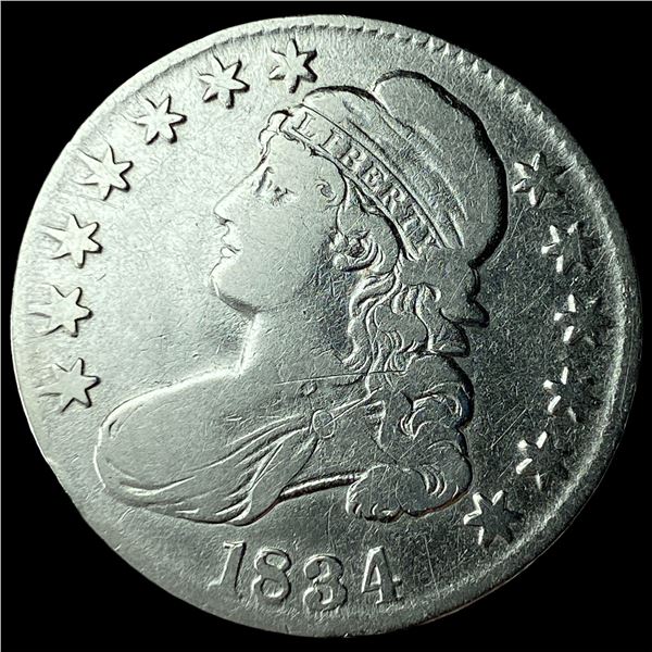 1834 Silver Capped Bust Half Dollar UNCIRCULATED