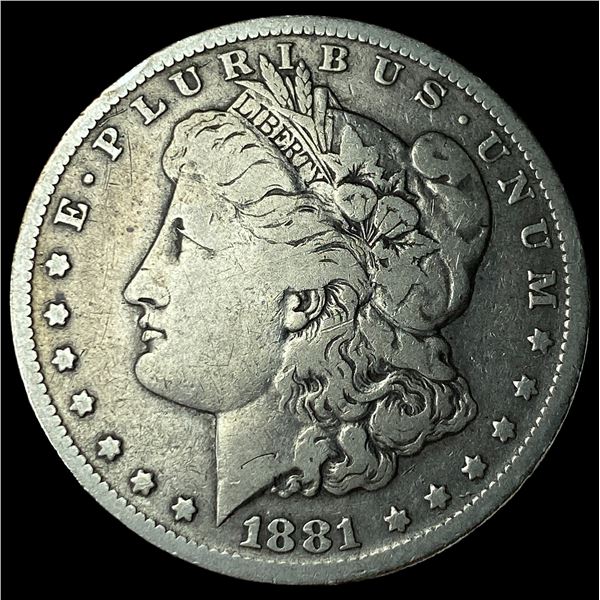1881-S Silver Morgan Dollar ABOUT  UNCIRCULATED