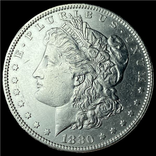 1880-O Silver Morgan Dollar NEARLY  UNCIRCULATED