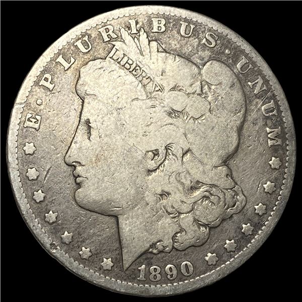 1890-CC Silver Morgan Dollar LIGHTLY  CIRCULATED